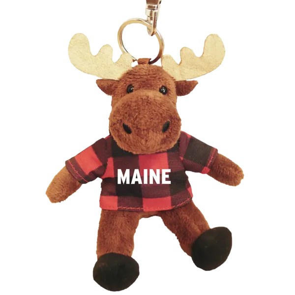 Zipper Pull, Moose, Maine Red Jack