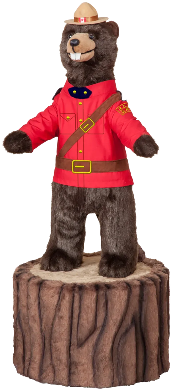 36 inch RCMP Beaver on 12 inch Stump