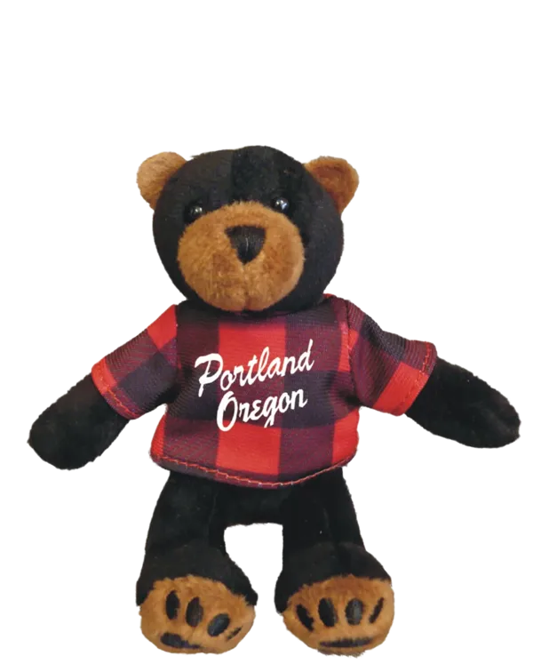 Zipper Pull, Black Bear, Portland Oregon, Red Jack