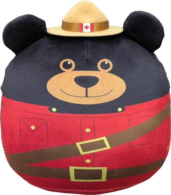 8 inch RCMP Cozy Critter Black Bear