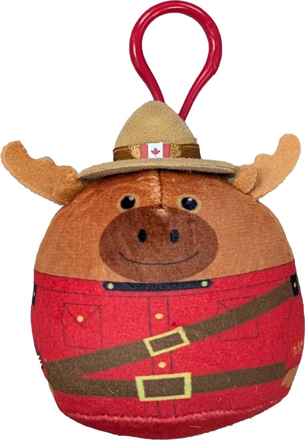 Backpack Clip, 3 inch RCMP Cozy Critter Moose