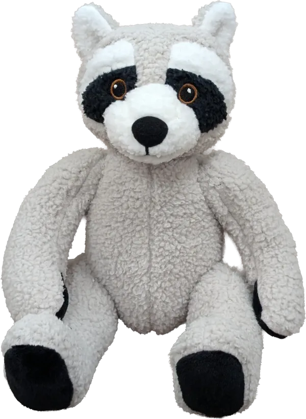 10 inch Curly Critter Raccoon