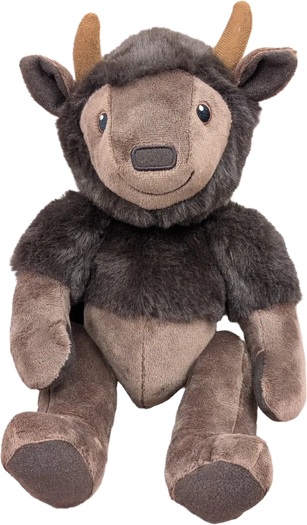 10 inch Curly Critter Buffalo