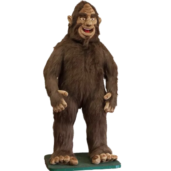 Life-size 7 foot 6 inch BigFoot Sasquatch display plush
