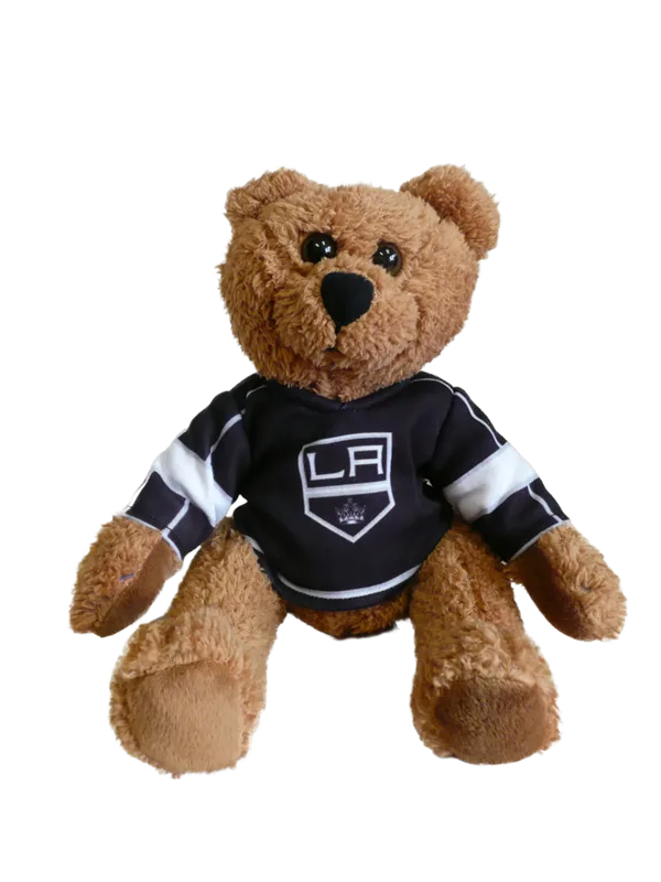 10 inch Curly Critter Brown Bear, Los Angeles Kings