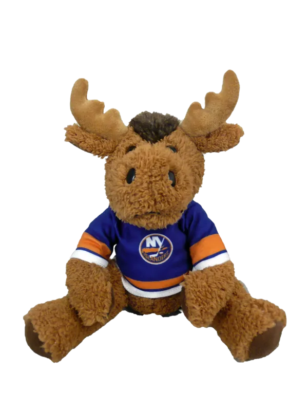 10 inch Curly Critter Moose, New York Islanders