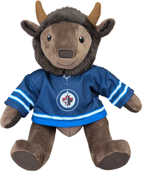 10 inch Curly Critter Buffalo, Winnipeg Jets